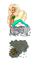 Mermaid on a rock!